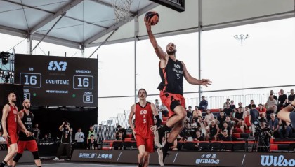 FIBA三篮：头号种子出局，杭州队19-16击败乌布队晋级四强